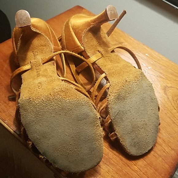 Dance suede bottom dance salsa shoes - Picture 5 of 5